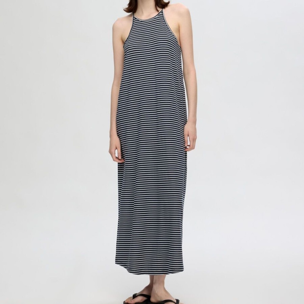LILA ROSE Striped maxi dress